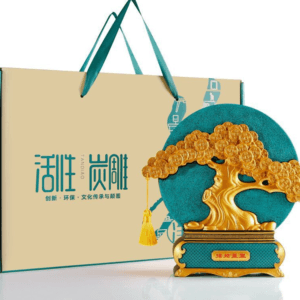 Đồ decor trang trí Cây tài lộc vàng D02CTL Cây tài lộc vàng hộp tặng