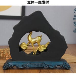 Góc nhìn khác của Tranh đĩa Lộc phát tài 2