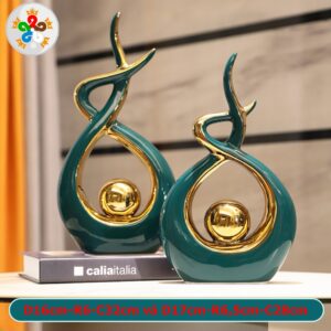 Đồ decor trang trí Vũ điệu ngọn lửa may mắn D03VDL Do decor trang tri Lua mua bale 3