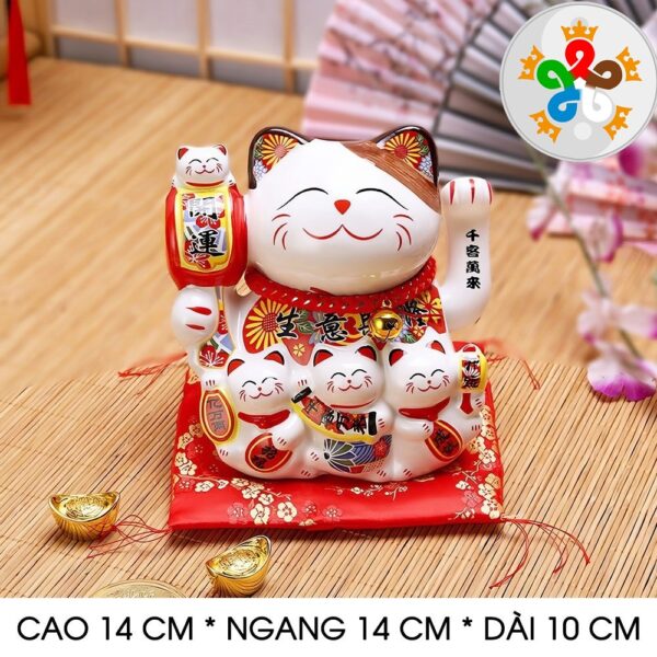 Mèo thần tài Maneki Neko Khai Vận