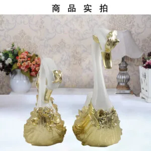 Đồ decor trang trí Thiên nga trắng 4