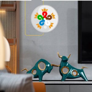 Do decor trang tri tuong Trau 9