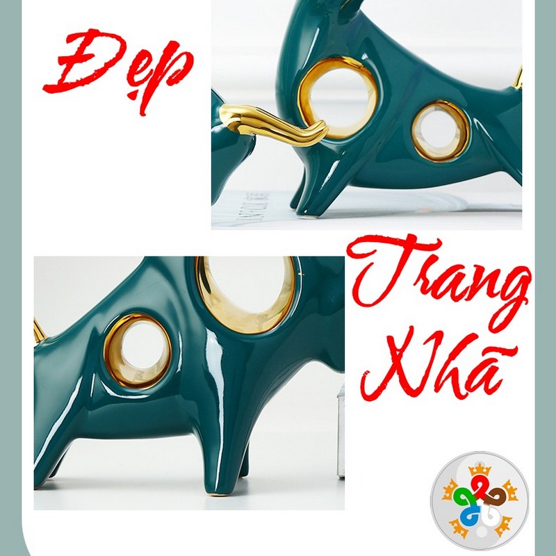 Đồ decor trang trí tượng Trâu phong cách Bắc Âu D05BT Đồ decor trang trí này sẽ mang đến cho phòng khách, phòng ngủ của bạn một vẻ đẹp mới lạ và ấn tượng.