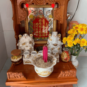 Đồ thờ thần tài túi tiền tài lộc 6