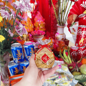 Đồ thờ thần tài túi tiền tài lộc 8