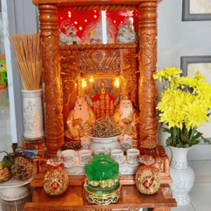 Đồ thờ thần tài túi tiền tài lộc 9