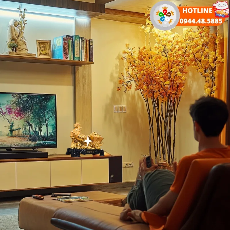 Mã Đáo Thành Công Là Gì? 8 Giải Mã Biểu Tượng Thành Công Cho Doanh Nhân tượng ngựa Mã đáo thành công được đặt tại phòng khách