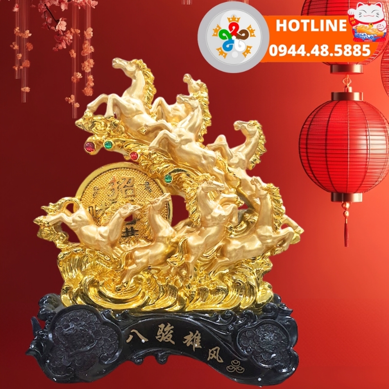 Mã Đáo Thành Công Là Gì? 8 Giải Mã Biểu Tượng Thành Công Cho Doanh Nhân hình ảnh tượng Mã đáo thành công - Bát mã hùng phong