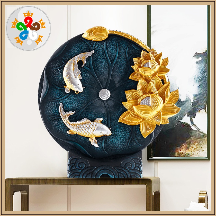 9 Gợi Ý Quà Tặng Sinh Nhật Cho Nữ: Chạm Đến Cảm Xúc – Gửi Trọn Yêu Thương Đồ decor trang trí Tranh đĩa than Song Ngư bên Hoa Sen là lựa chọn phù hợp cho rất nhiều lứa tuổi chị em