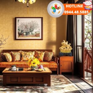 Mã đáo thành công trưng bày trên phòng khách