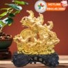 Mã đáo thành công tượng ngựa mạ vàng