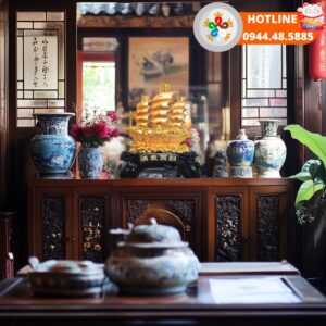 Quà tặng doanh nghiệp Tượng thuyền buồm P2892 nổi bật mọi không gian