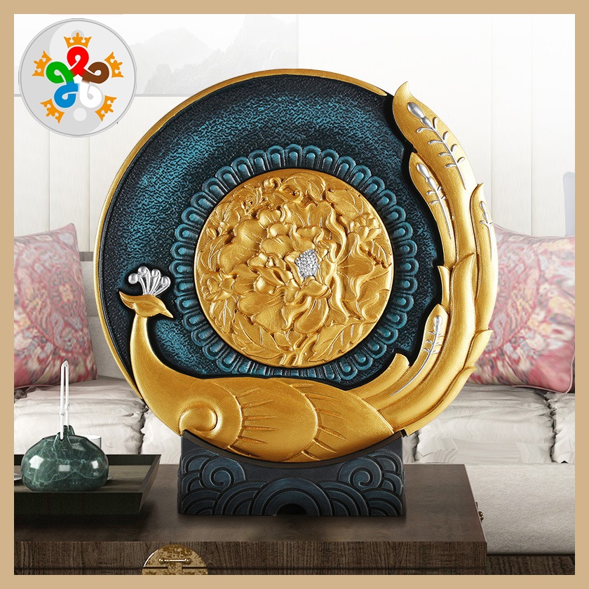 Tượng Phong Thủy Nào Thực Sự Phát Huy Tài Lộc? Đồ Decor trang trí Phượng Hoàng Vàng là một trong những biểu tượng phong thủy mang điềm lành, may mắn