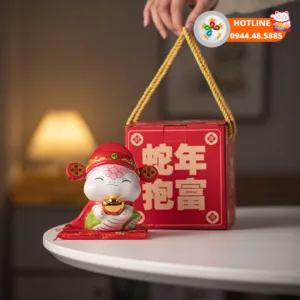 Thần Tài Phát Lộc Linh Vật Bỏ Ống - Món Quà Decor Phong Thủy phù hợp mọi không gian Thần tài phát lộc linh vật bỏ ống là quà tặng phong thủy độc đáo