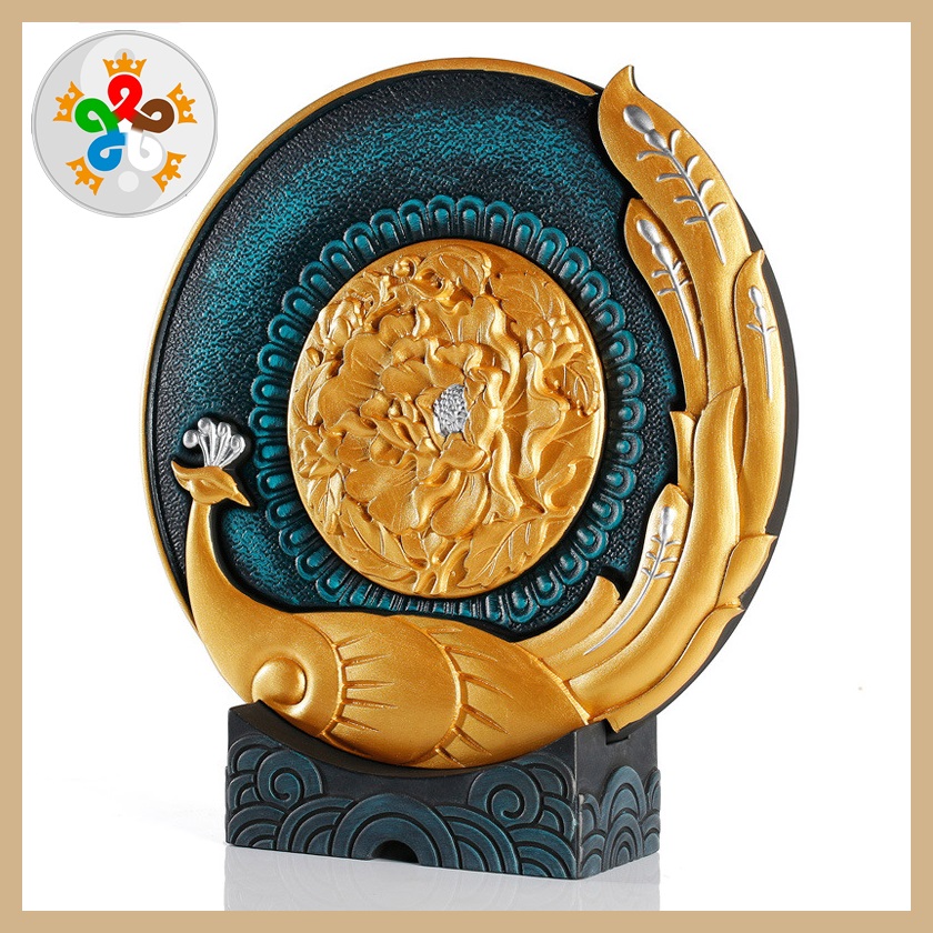 Tranh đĩa than Phượng hoàng là vật phẩm phong thủy được làm từ than hoạt tính